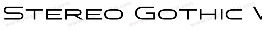 Stereo Gothic W01 75字体转换